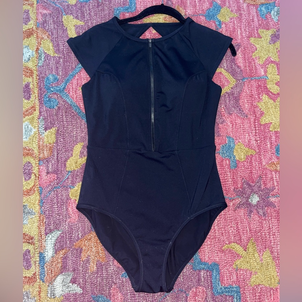 Athleta Black One-Piece Swimsuit